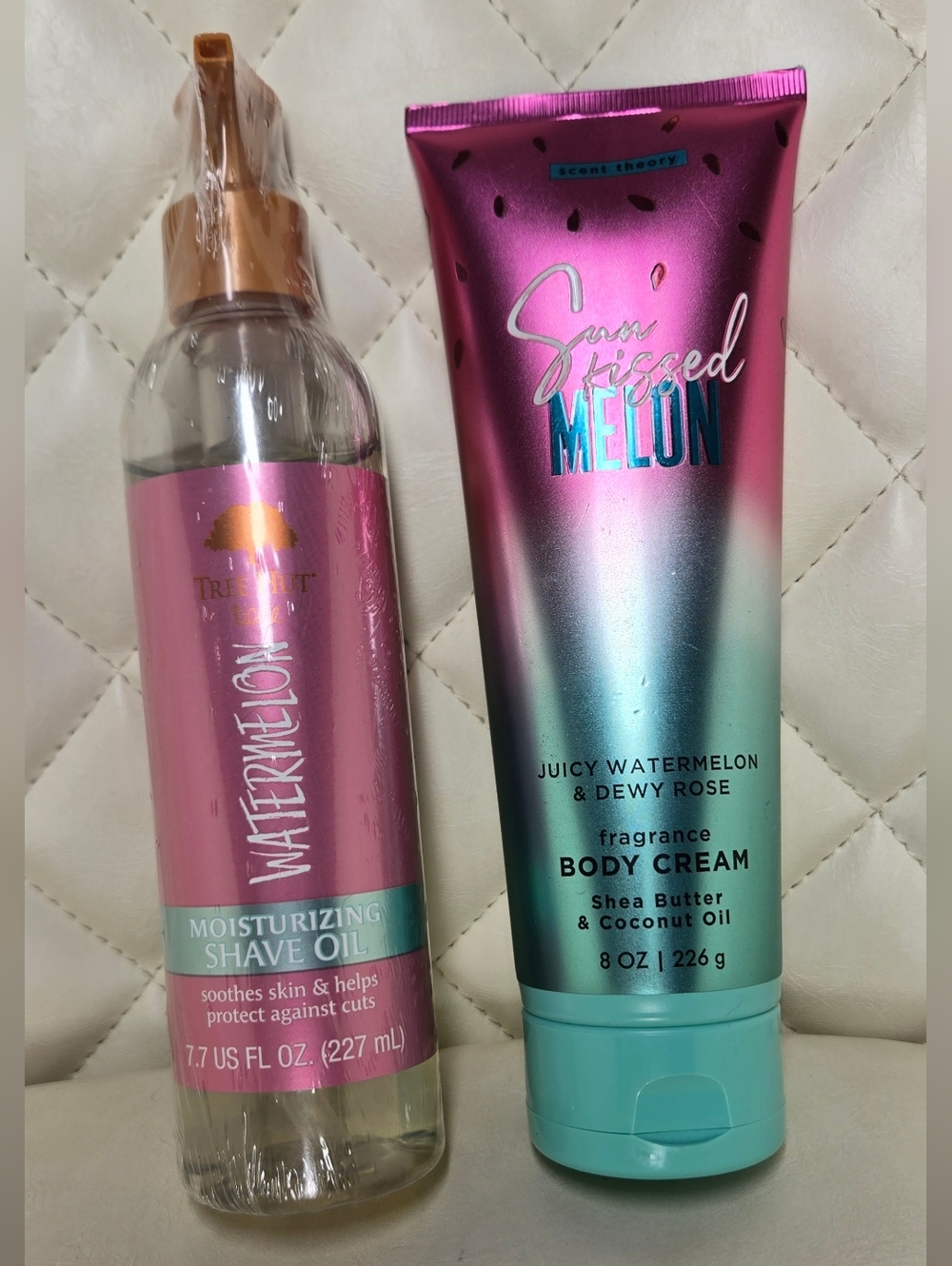 Sun Kissed Melon Body Cream + Tree Hut Watermelon Shave Oil Bundle